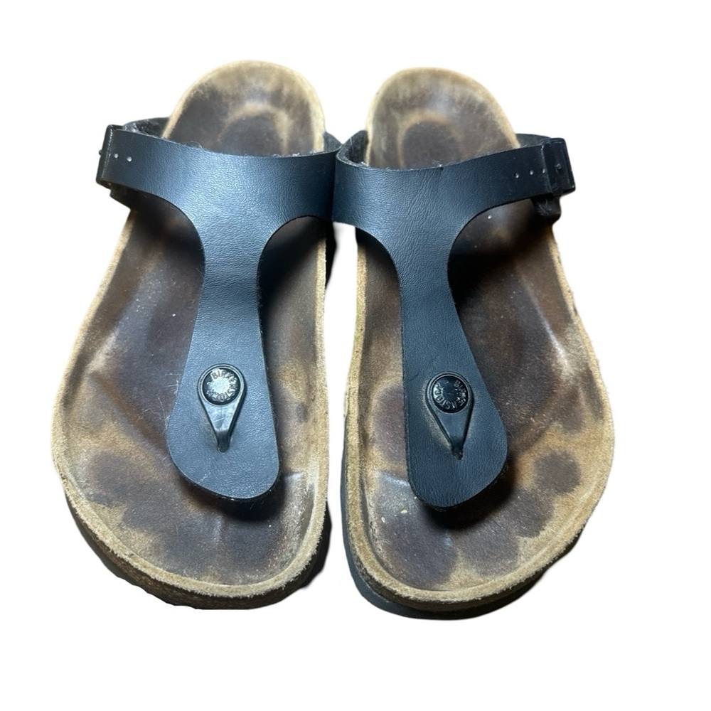 Birkenstock Gizeh black sandals size 37